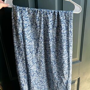 Floral Blue Skirt